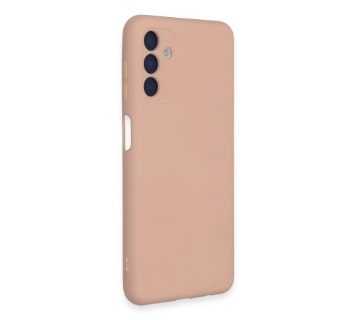 Samsung Galaxy A24 4G Kılıf Nano içi Kadife Silikon - Pudra