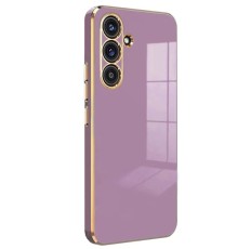 Samsung Galaxy A24 4G Kılıf Volet Silikon - Mor