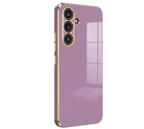 Samsung Galaxy A24 4G Kılıf Volet Silikon - Mor