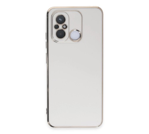 Xiaomi Redmi 12C Kılıf Volet Silikon - Beyaz