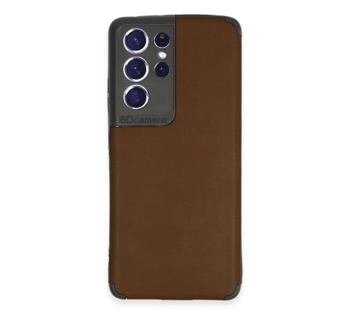 Samsung Galaxy S21 Ultra Kılıf Loop Deri Silikon - Kahverengi Samsung Galaxy S21 Ultra Kılıf Loop Deri Silikon - Kahverengi
