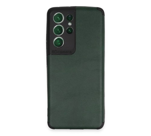 Samsung Galaxy S21 Ultra Kılıf Loop Deri Silikon - Yeşil Samsung Galaxy S21 Ultra Kılıf Loop Deri Silikon - Yeşil