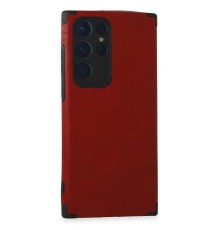 Samsung Galaxy S22 Ultra Kılıf Loop Deri Silikon - Kırmızı