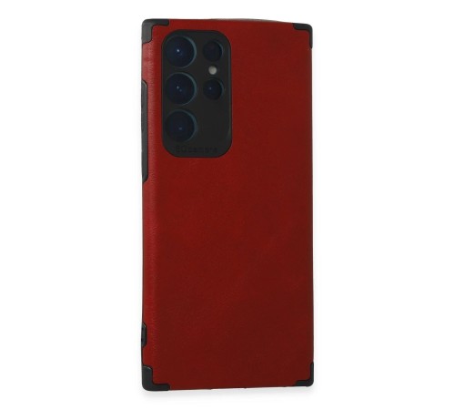 Samsung Galaxy S22 Ultra Kılıf Loop Deri Silikon - Kırmızı Samsung Galaxy S22 Ultra Kılıf Loop Deri Silikon - Kırmızı