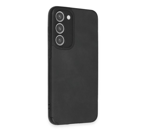 Samsung Galaxy S23 Kılıf Loop Deri Silikon - Siyah Samsung Galaxy S23 Kılıf Loop Deri Silikon - Siyah