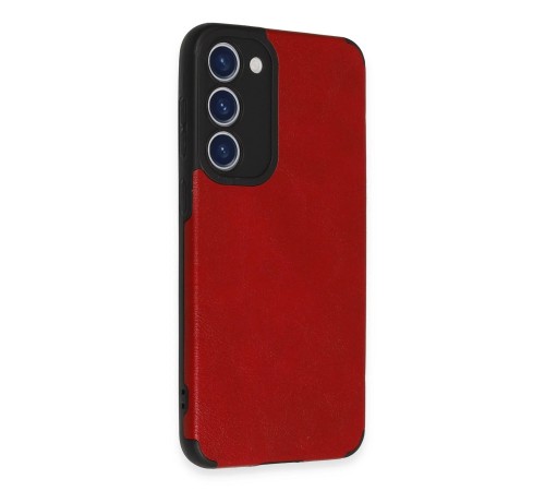 Samsung Galaxy S23 Kılıf Loop Deri Silikon - Kırmızı Samsung Galaxy S23 Kılıf Loop Deri Silikon - Kırmızı