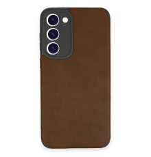 Samsung Galaxy S23 Plus Kılıf Loop Deri Silikon - Kahverengi