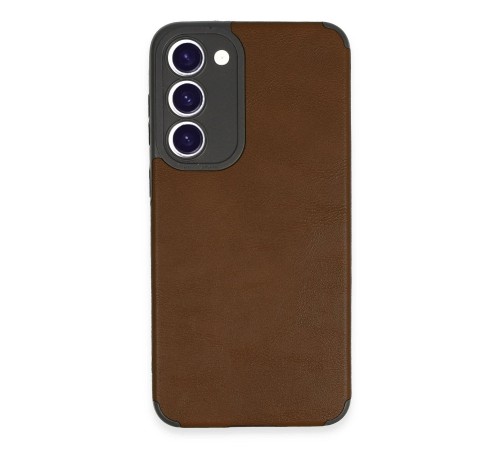 Samsung Galaxy S23 Plus Kılıf Loop Deri Silikon - Kahverengi Samsung Galaxy S23 Plus Kılıf Loop Deri Silikon - Kahverengi