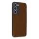 Samsung Galaxy S23 Plus Kılıf Loop Deri Silikon - Kahverengi