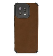 Xiaomi Mi 13 Kılıf Loop Deri Silikon - Kahverengi