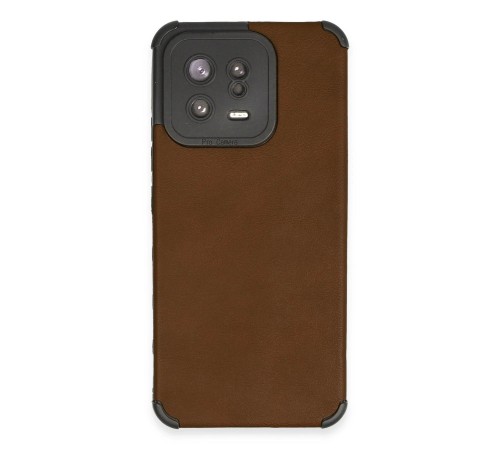 Xiaomi Mi 13 Kılıf Loop Deri Silikon - Kahverengi