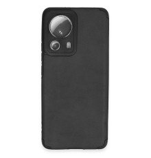 Xiaomi Mi 13 Lite Kılıf Loop Deri Silikon - Siyah