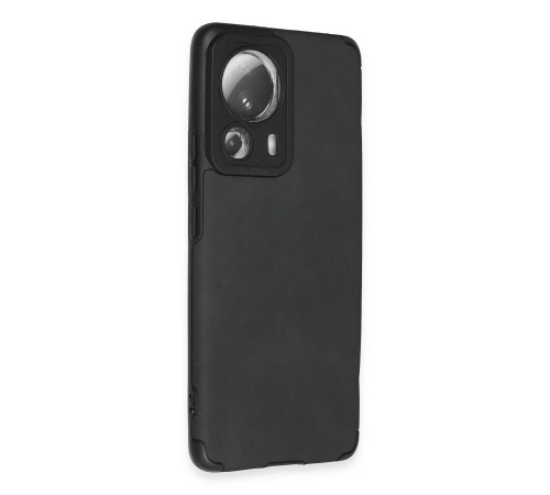 Xiaomi Mi 13 Lite Kılıf Loop Deri Silikon - Siyah