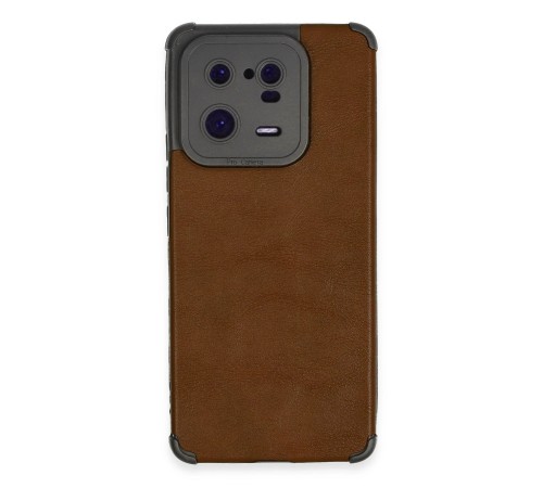 Xiaomi Mi 13 Pro Kılıf Loop Deri Silikon - Kahverengi