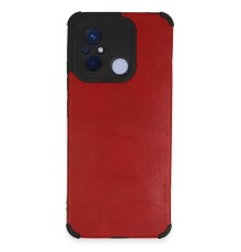 Xiaomi Redmi 12C Kılıf Loop Deri Silikon - Kırmızı