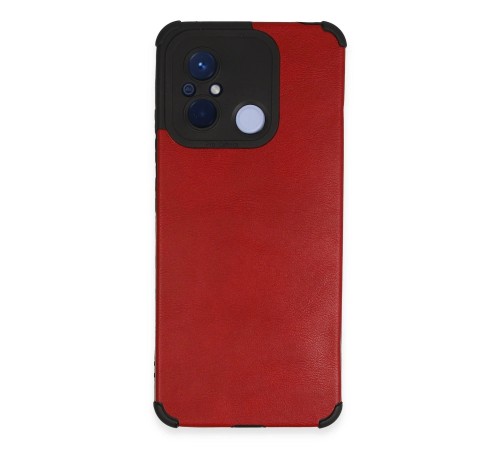 Xiaomi Redmi 12C Kılıf Loop Deri Silikon - Kırmızı Xiaomi Redmi 12C Kılıf Loop Deri Silikon - Kırmızı