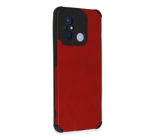 Xiaomi Redmi 12C Kılıf Loop Deri Silikon - Kırmızı Xiaomi Redmi 12C Kılıf Loop Deri Silikon - Kırmızı