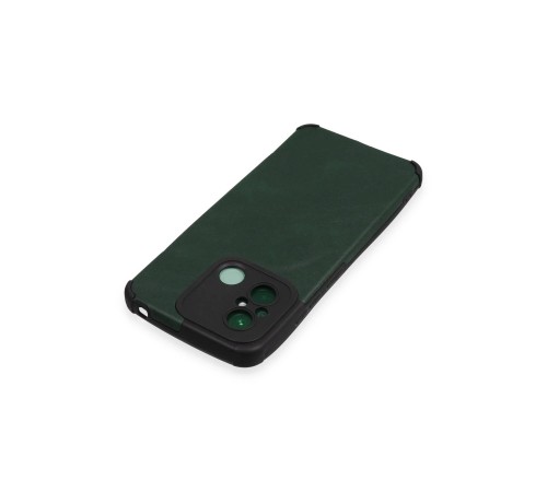 Xiaomi Redmi 12C Kılıf Loop Deri Silikon - Yeşil Xiaomi Redmi 12C Kılıf Loop Deri Silikon - Yeşil
