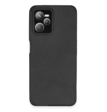 Realme C35 Kılıf Loop Deri Silikon - Siyah