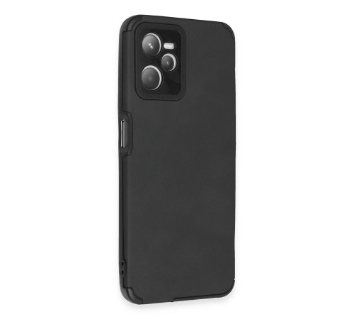Realme C35 Kılıf Loop Deri Silikon - Siyah Realme C35 Kılıf Loop Deri Silikon - Siyah