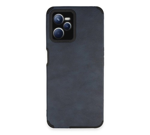 Realme C35 Kılıf Loop Deri Silikon - Lacivert Realme C35 Kılıf Loop Deri Silikon - Lacivert