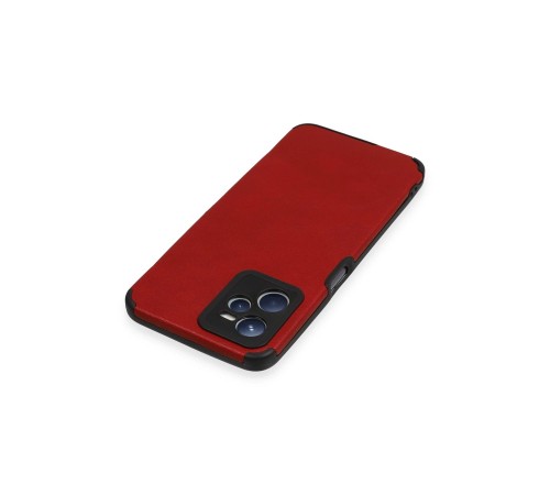 Realme C35 Kılıf Loop Deri Silikon - Kırmızı Realme C35 Kılıf Loop Deri Silikon - Kırmızı