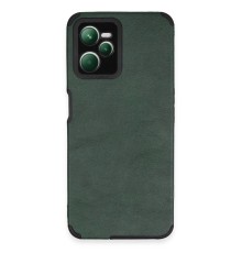 Realme C35 Kılıf Loop Deri Silikon - Yeşil