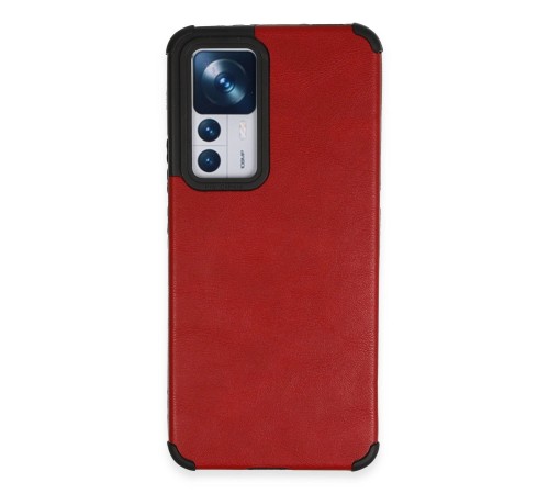 Xiaomi Mi 12T Kılıf Loop Deri Silikon - Kırmızı Xiaomi Mi 12T Kılıf Loop Deri Silikon - Kırmızı