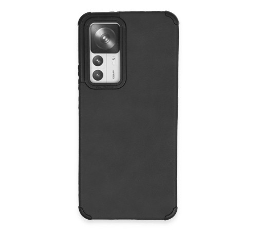Xiaomi Mi 12T Kılıf Loop Deri Silikon - Siyah Xiaomi Mi 12T Kılıf Loop Deri Silikon - Siyah