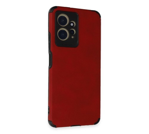 Xiaomi Redmi Note 12 4G Kılıf Loop Deri Silikon - Kırmızı Xiaomi Redmi Note 12 4G Kılıf Loop Deri Silikon - Kırmızı