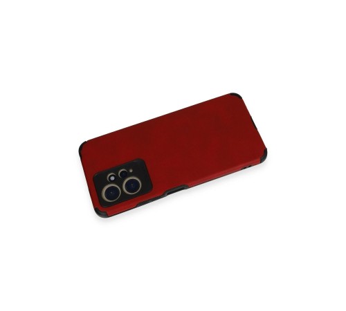 Xiaomi Redmi Note 12 4G Kılıf Loop Deri Silikon - Kırmızı Xiaomi Redmi Note 12 4G Kılıf Loop Deri Silikon - Kırmızı