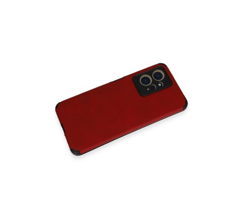 Xiaomi Redmi Note 12 4G Kılıf Loop Deri Silikon - Kırmızı Xiaomi Redmi Note 12 4G Kılıf Loop Deri Silikon - Kırmızı