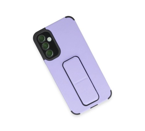 Samsung Galaxy A54 5G Kılıf Mega Standlı Silikon - Lila