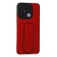 Xiaomi Redmi 12C Kılıf Mega Standlı Silikon - Kırmızı