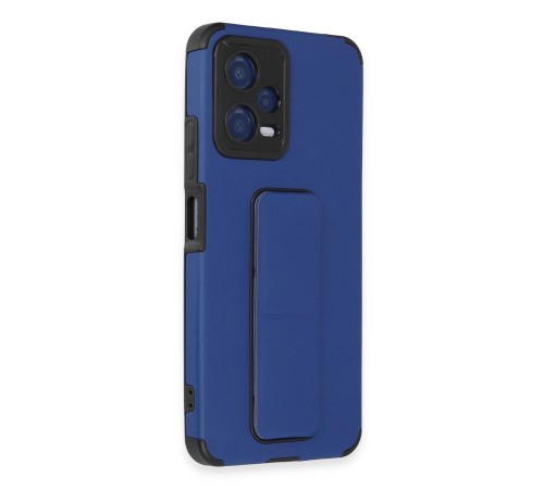 Xiaomi Poco X5 5G Kılıf Mega Standlı Silikon - Mavi