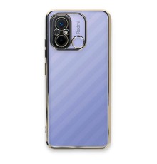 Xiaomi Redmi 12C Kılıf Razer Lensli Silikon - Gold