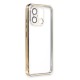 Xiaomi Redmi 12C Kılıf Razer Lensli Silikon - Gold