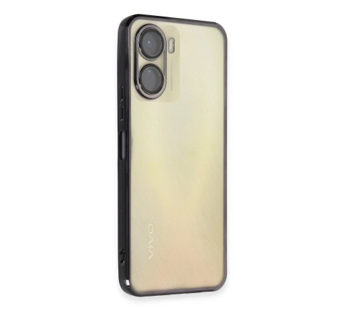 Vivo Y16 Kılıf Razer Lensli Silikon - Siyah Vivo Y16 Kılıf Razer Lensli Silikon - Siyah