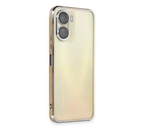 Vivo Y16 Kılıf Razer Lensli Silikon - Gold Vivo Y16 Kılıf Razer Lensli Silikon - Gold