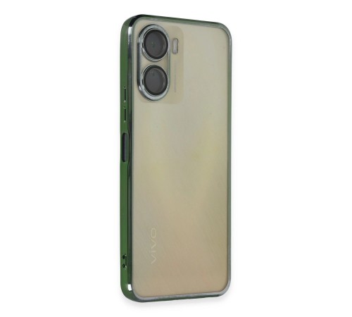 Vivo Y16 Kılıf Razer Lensli Silikon - Yeşil Vivo Y16 Kılıf Razer Lensli Silikon - Yeşil