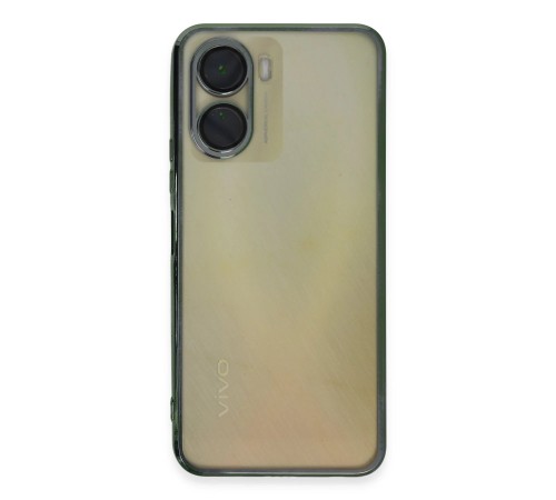 Vivo Y16 Kılıf Razer Lensli Silikon - Yeşil Vivo Y16 Kılıf Razer Lensli Silikon - Yeşil