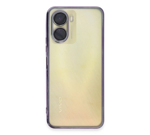 Vivo Y16 Kılıf Razer Lensli Silikon - Mor Vivo Y16 Kılıf Razer Lensli Silikon - Mor