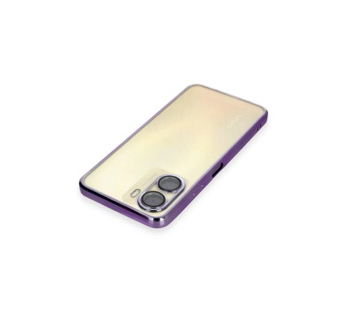 Vivo Y16 Kılıf Razer Lensli Silikon - Mor Vivo Y16 Kılıf Razer Lensli Silikon - Mor