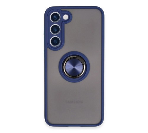 Samsung Galaxy S23 Plus Kılıf Montreal Yüzüklü Silikon Kapak - Lacivert Samsung Galaxy S23 Plus Kılıf Montreal Yüzüklü Silikon Kapak - Lacivert