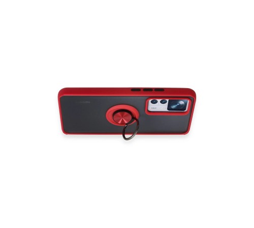 Xiaomi Mi 12T Pro Kılıf Montreal Yüzüklü Silikon Kapak - Kırmızı Xiaomi Mi 12T Pro Kılıf Montreal Yüzüklü Silikon Kapak - Kırmızı