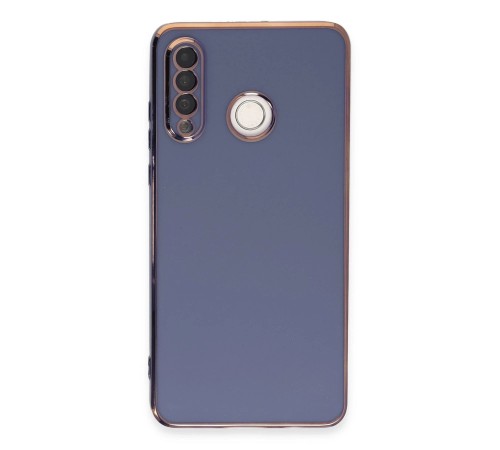 Huawei P30 Lite Kılıf Volet Silikon - Mavi