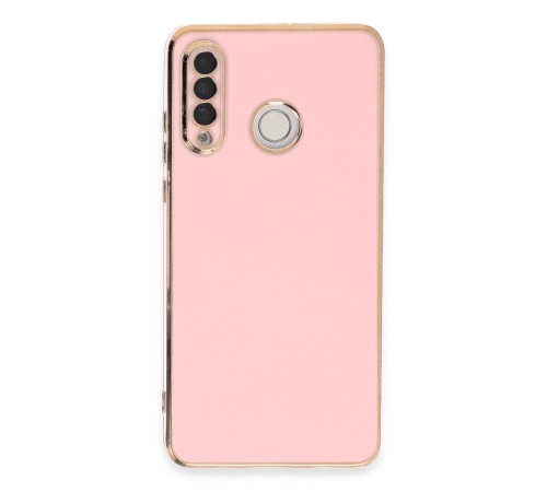 Huawei P30 Lite Kılıf Volet Silikon - Pembe Huawei P30 Lite Kılıf Volet Silikon - Pembe
