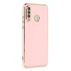 Huawei P30 Lite Kılıf Volet Silikon - Pembe