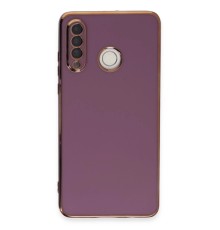 Huawei P30 Lite Kılıf Volet Silikon - Mor