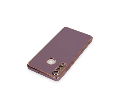 Huawei P30 Lite Kılıf Volet Silikon - Mor Huawei P30 Lite Kılıf Volet Silikon - Mor